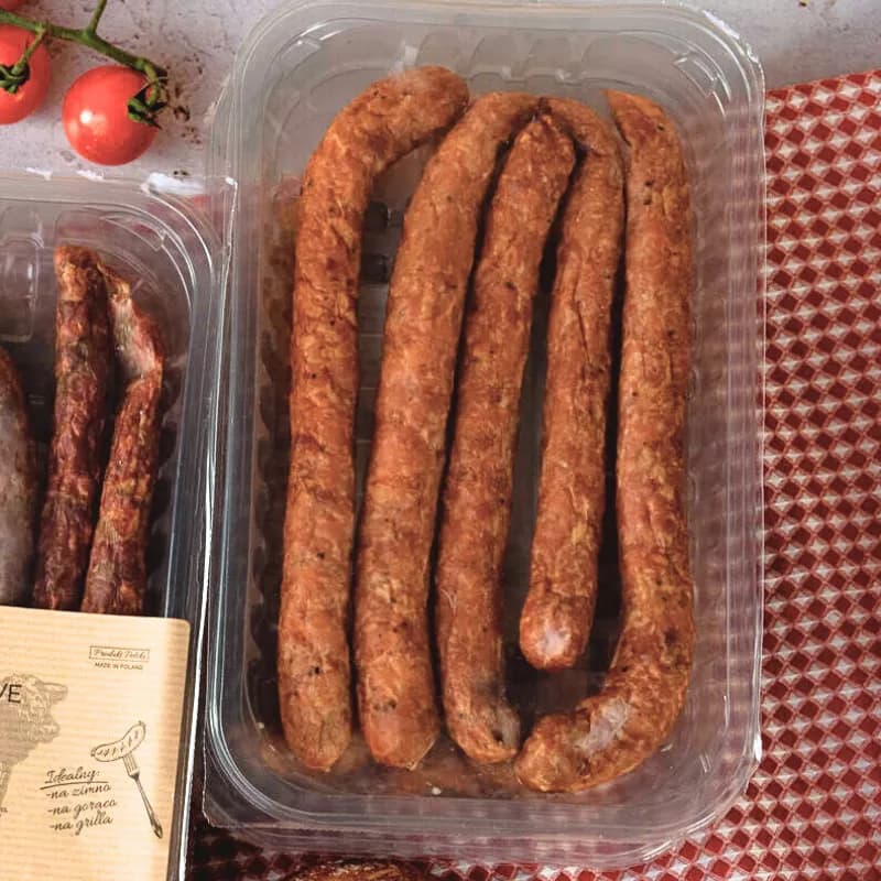 Kiełbaski wieprzowo-wołowe typu frankfurckiego 250 g