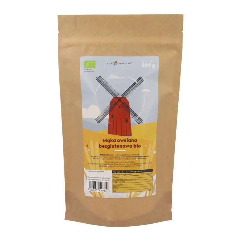 Mąka owsiana bezglutenowa BIO 500 g
