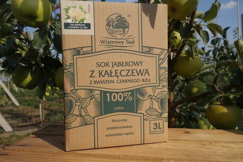 Sok jabłkowy z kwiatem czarnego bzu 3 l