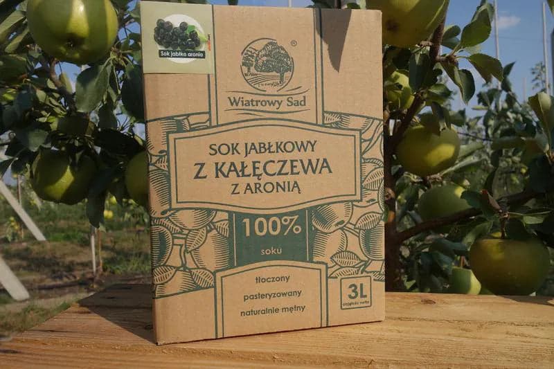 Sok jabłkowy z aronią 3 l