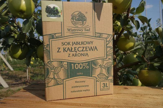 Sok jabłkowy z aronią 3 l