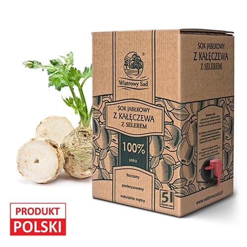 Sok jabłkowy z selerem 5 l