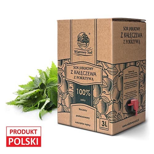 Sok jabłkowy z pokrzywą 3 l