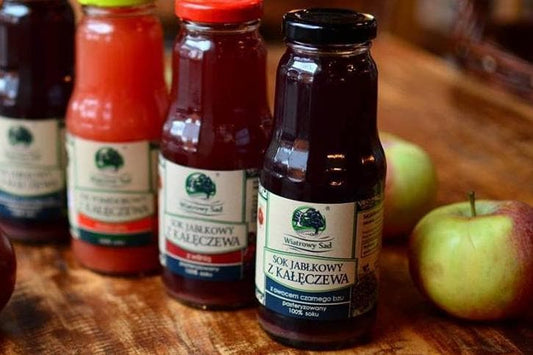 Sok jabłkowy z sokiem z owocu czarnego bzu 300 ml