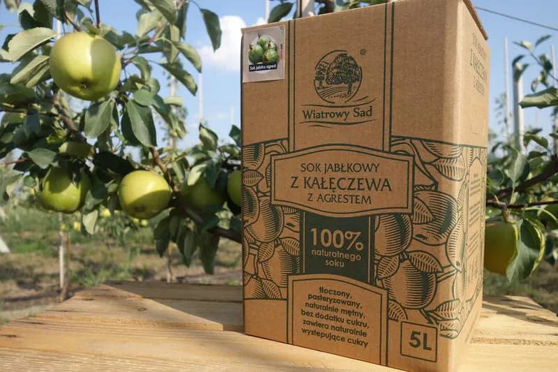 Sok jabłkowy z agrestem 5 l