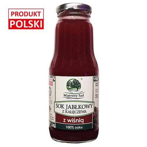 Sok jabłkowy z wiśnią tradycyjny 300 ml