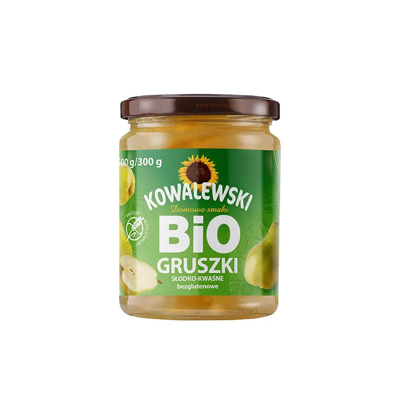 Gruszki słodko-kwaśne bezglutenowe BIO 540 ml