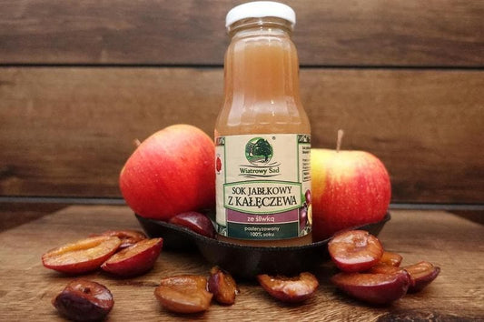 Sok jabłkowy ze śliwką 300 ml