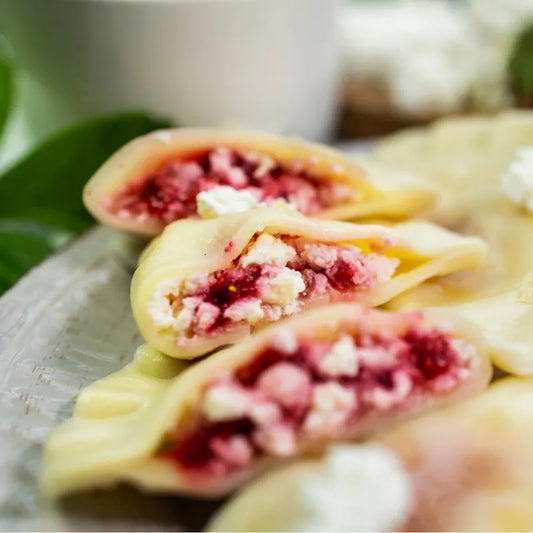 Pierogi z serem i truskawkami 500 g