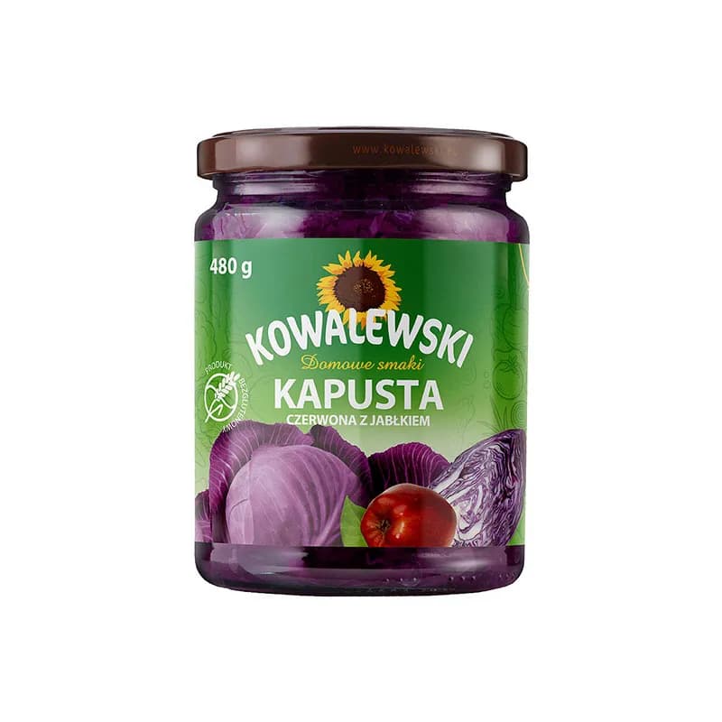 Kapusta czerwona z jabłkiem bezglutenowa 540 ml