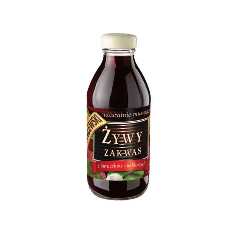 Żywy zakwas z buraków ćwikłowych 320 ml