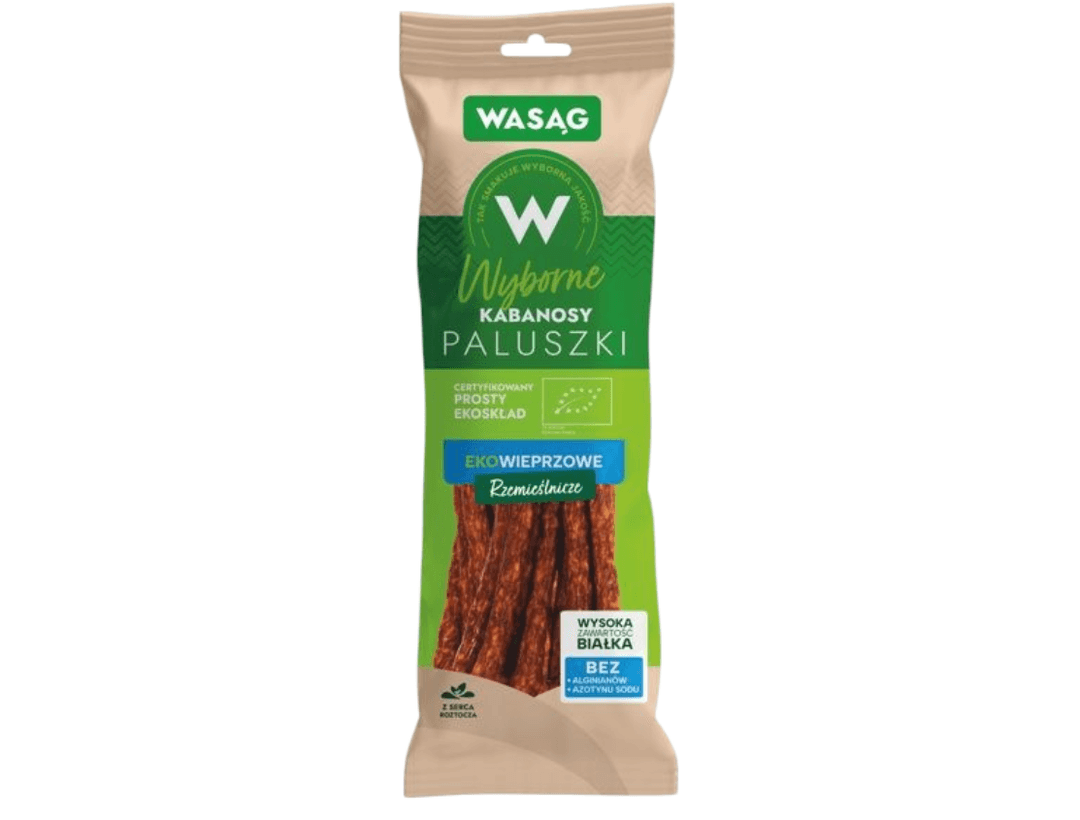 Kabanosy rzemieślnicze wieprzowe EKO 90 g