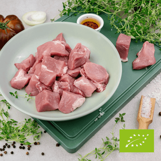 Mięso wieprzowe gulaszowe EKO (ok. 500 g)
