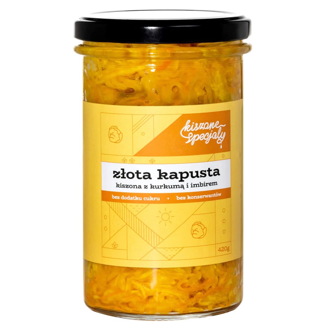 Złota kapusta kiszona 420 g