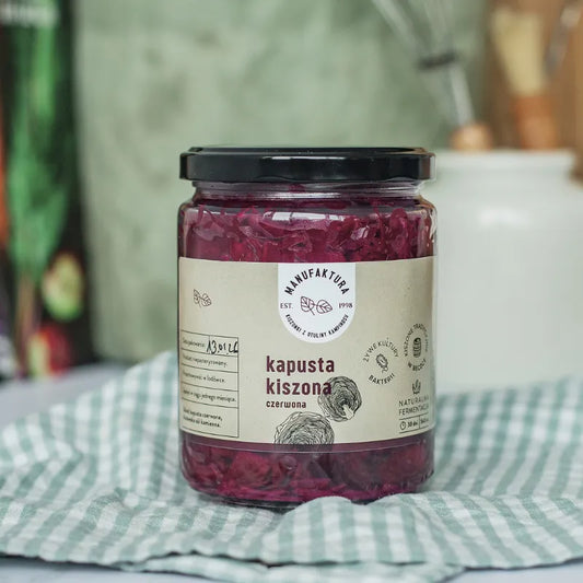 Kapusta kiszona czerwona 450 g