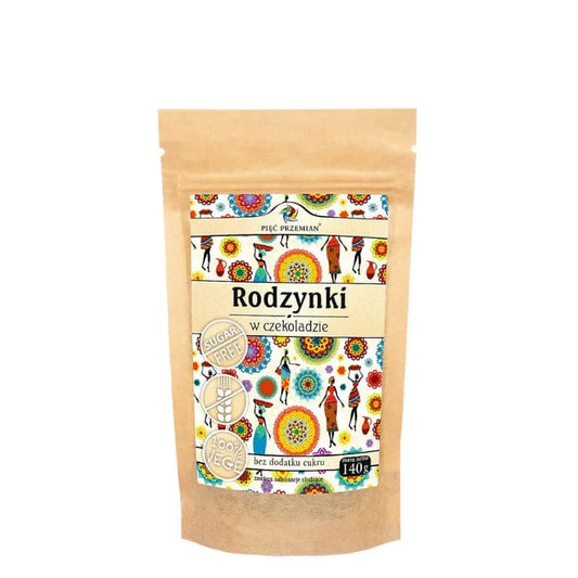 Rodzynki w czekoladzie bez cukru 140 g