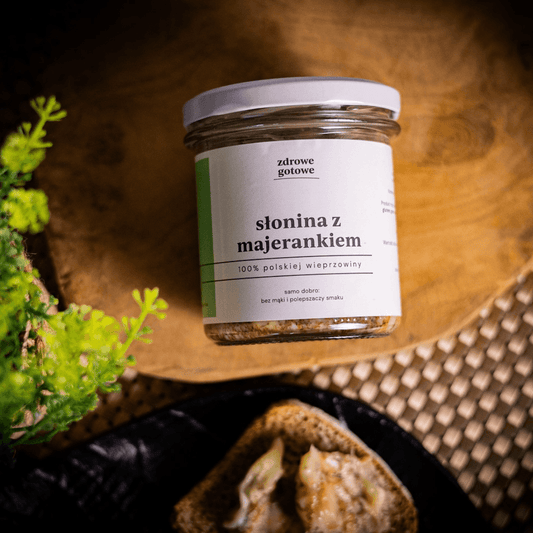 Kremowa słonina z majerankiem 250 g