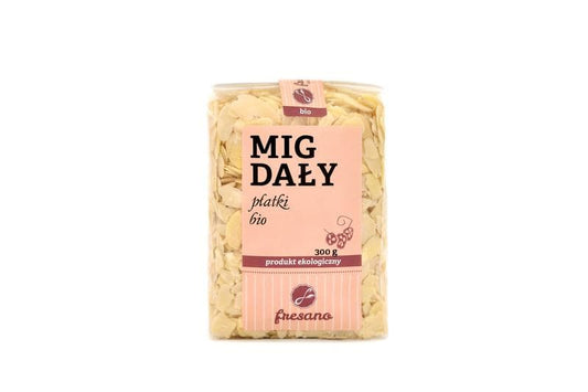 Migdały płatki EKO 300 g