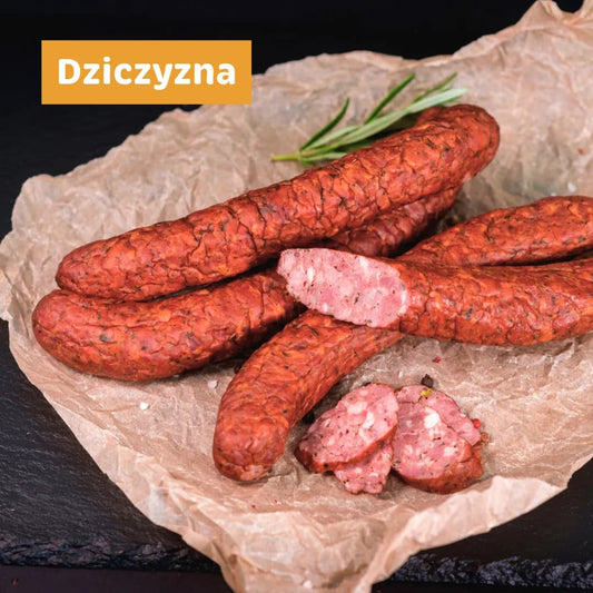 Kiełbasa krucha z dzika ok.  430 g