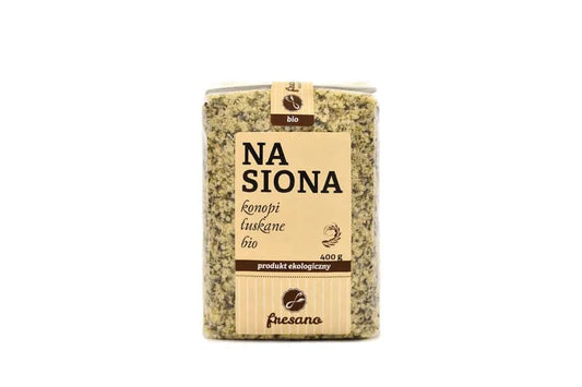 Nasiona konopi łuskane BIO 400 g
