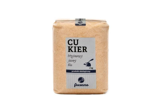 Cukier trzcinowy jasny EKO 1 kg