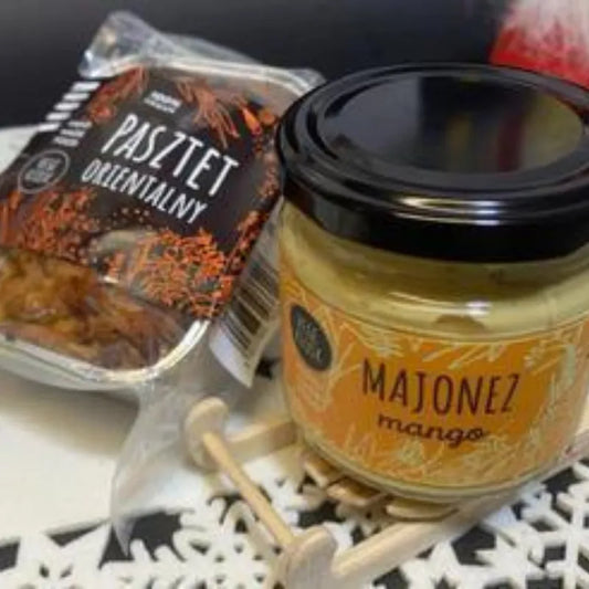 Zestaw obowiązkowy pasztet orientalny + majonez mango 400 g