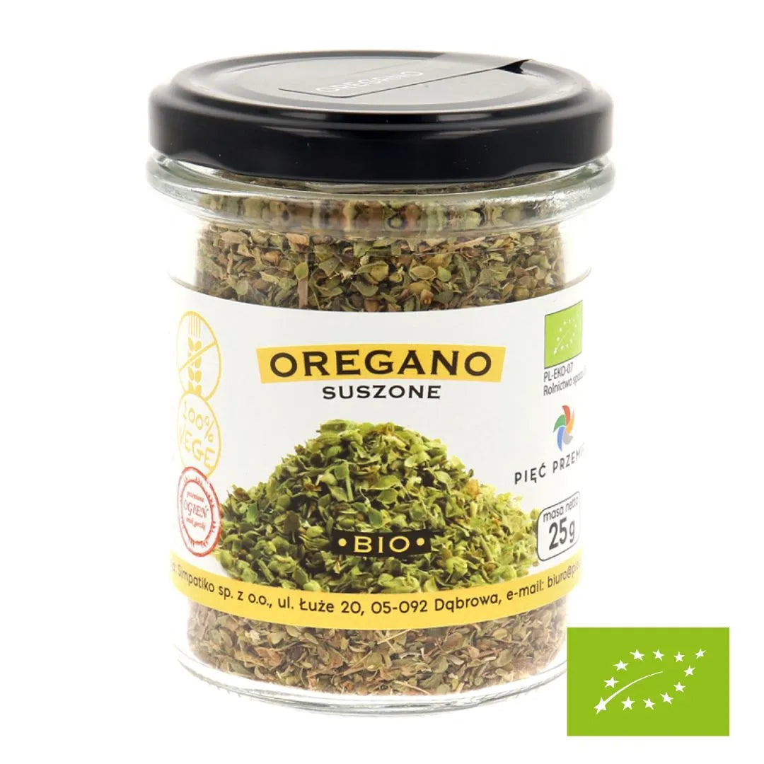Oregano suszone bezglutenowe BIO 25 g